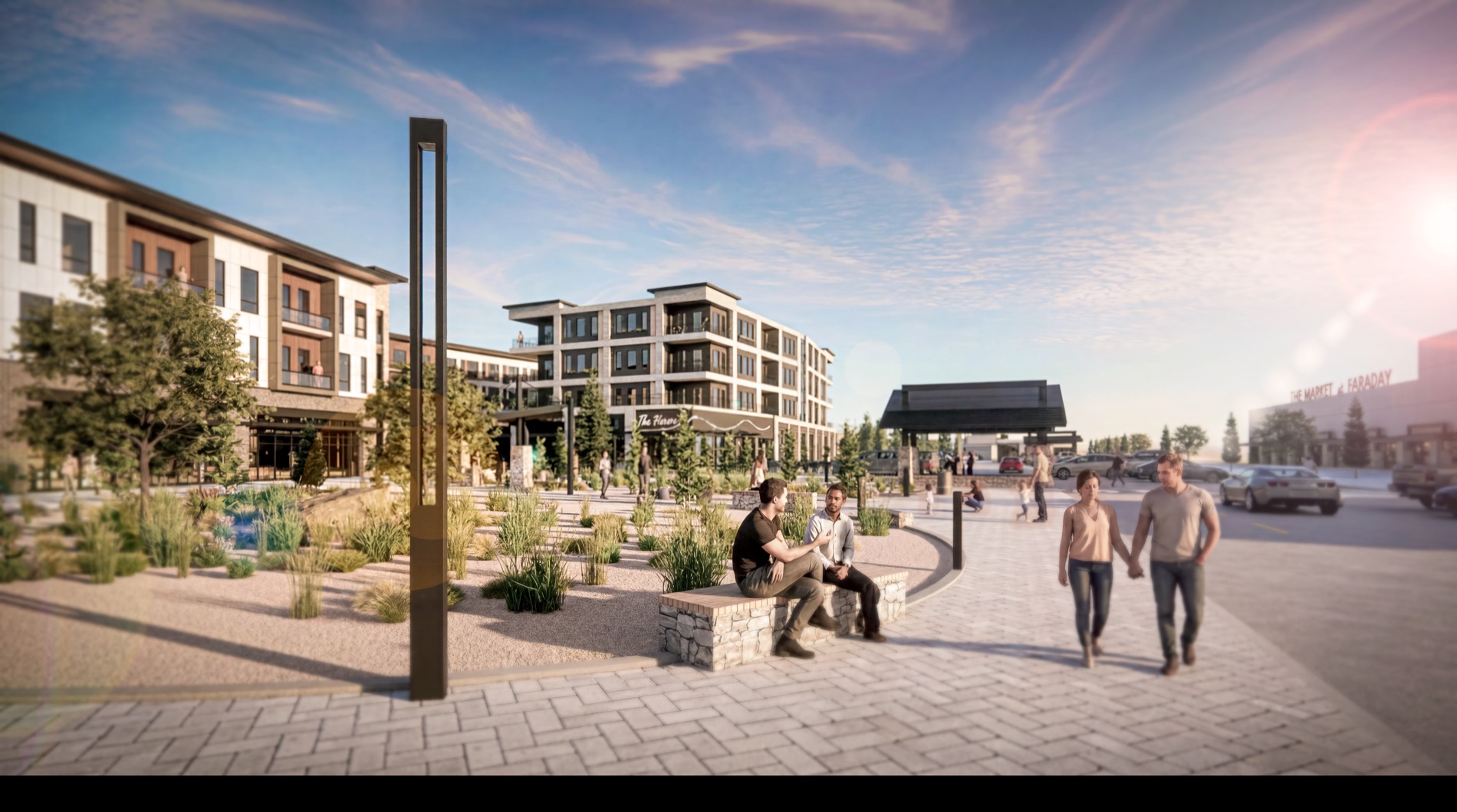 Walking paths through Faraday